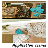 12Pcs 4 Styles Portable Felt Card Cover Bag ABAG-GA0001-21C-9