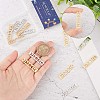 16Pcs 2 Colors 201 Stainless Steel Pendants STAS-SC0005-10-3