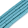 Opaque Solid Color Glass Beads Strands GLAA-N070-01A-C03-1