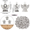 120Pcs Tibetan Style Alloy Pendants FIND-SC0007-44-2