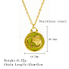 304 Stainless Steel Enamel Constellation Pendant Necklaces DJ0261-8-1-1