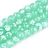 Baking Paint Glass Beads Strands DGLA-N015-6mm-07-1