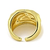 Brass Cuff Rings for Women RJEW-E294-02G-02-3