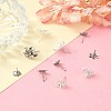 30Pcs 5 Styles 304 Stainless Steel Stud Earring Findings STAS-YW0001-87-3