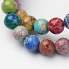 Natural Imperial Jasper Beads Strands X-G-I122-6mm-14-3