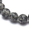 Natural Sesame Jasper/Kiwi Jasper Bead Stretch Bracelets X-BJEW-K212-A-033-3
