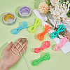 10Pcs 10 Colors Hollow Pipe PVC Tubular Synthetic Rubber Cord DIY-BC00003-3
