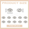 20Pcs Tibetan Style Alloy European Beads FIND-LP0002-05-2