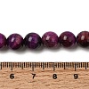 Grade AB Natural Tiger Eye Beads Strands G-B133-A02-8MM-04-10