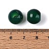 Natural Green Onyx Agate European Beads G-Q602-09A-03-3