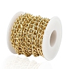 Aluminium Twisted Curb Chains CHA-YW0001-01G-3