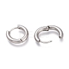 Tarnish Resistant 201 Stainless Steel Huggie Hoop Earrings EJEW-L256-05B-P-3