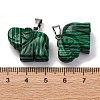 Natural & Synthetic Mixed Gemstone Pendants G-B127-05P-3
