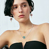 6Pcs 6 Colors Handmade Polymer Clay Rhinestone Beads RB-TA0001-31-8