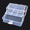 Rectangle Portable PP Plastic Storage Box CON-D007-01A-4