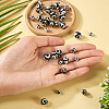 36Pcs 4 Styles Tibetan Style dZi 3-Eye Beads G-TA0002-68-6
