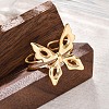 304 Stainless Steel Cuff Rings for Women RJEW-F175-01G-03-4