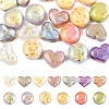 20Pcs 2 Styles Opaque Acrylic European Beads OACR-YW0004-39-1