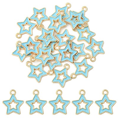 Alloy Enamel Pendants ENAM-YW0003-01E-1