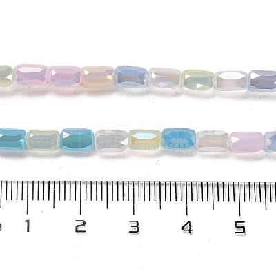 Electroplate Glass Beads Strands EGLA-D030-08J-1