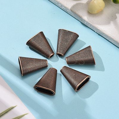 Tibetan Style Bead Cones TIBEB-00957-R-NR-1