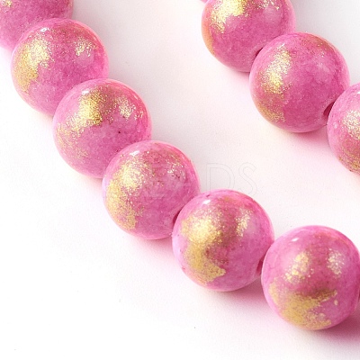 Natural Mashan Jade Beads Strands G-F670-A21-8mm-1