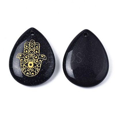Natural & Synthetic Gemstone Pendants G-T122-73-1