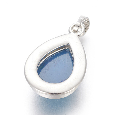 Natural Agate Pendants G-L512-C26-1