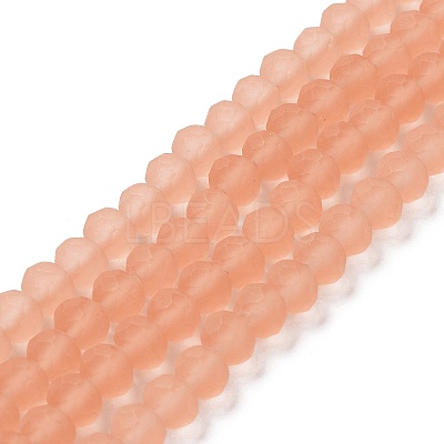 Transparent Glass Beads Strands EGLA-A034-T10mm-MD21-1