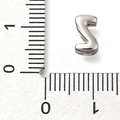304 Stainless Steel Slide Charms STAS-B075-37P-Z-1