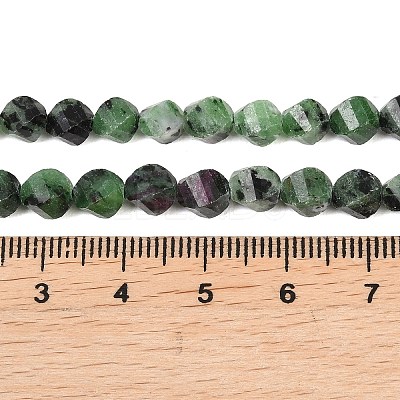 Natural Ruby in Zoisite Beads Strands G-P611-C22-01-1