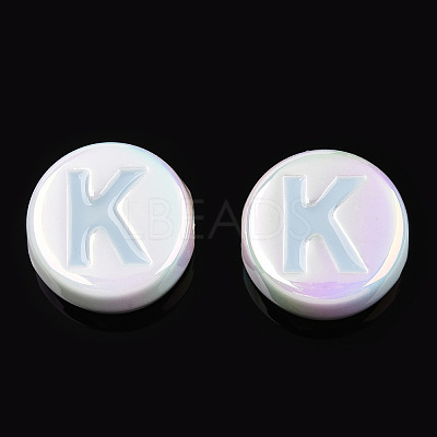 UV Plating Enamel Acrylic Beads PACR-N015-01D-1