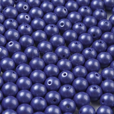 Baking Paint 3/0 Glass Seed Beads SEED-A034-02M-1