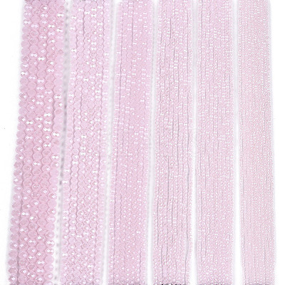 Electroplate Glass Beads Strands EGLA-A044-J6mm-A02-1