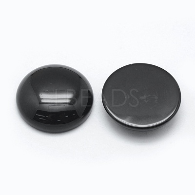 Natural Obsidian Cabochons X-G-E492-A-05-1