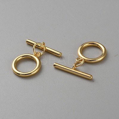 Brass Toggle Clasps FIND-WH0148-046-1