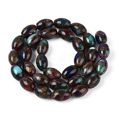 Dyed Synthetic Gemstone Beads Strands G-T144-38C-1