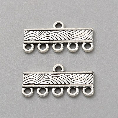 100Pcs Tibetan Style Alloy Chandelier Component Links FIND-WH0431-31B-1
