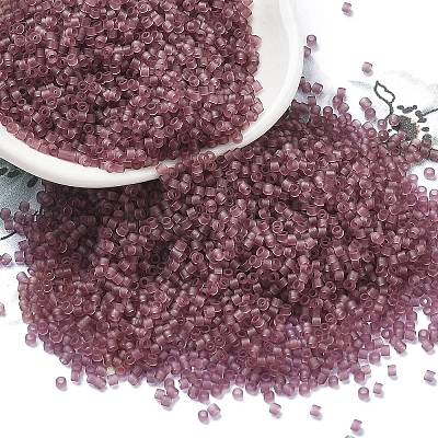 Frosted Colours Glass Seed Beads SEED-H003-06A-1
