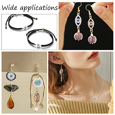 Evil Eye Jewelry Making Finding Kit DIY-NB0008-22A-1