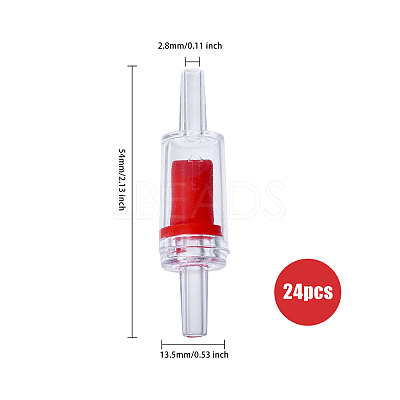 Plastic Fish Tank Air Pump Valve AJEW-WH0270-282A-1