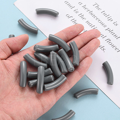 Opaque Acrylic Beads MACR-S372-002B-S037-1