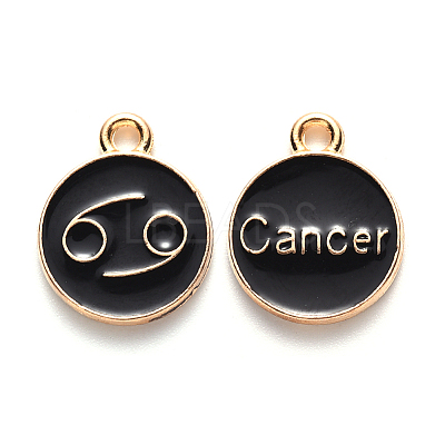 Alloy Enamel Pendants LS-ENAM-S124-01A-08D-1