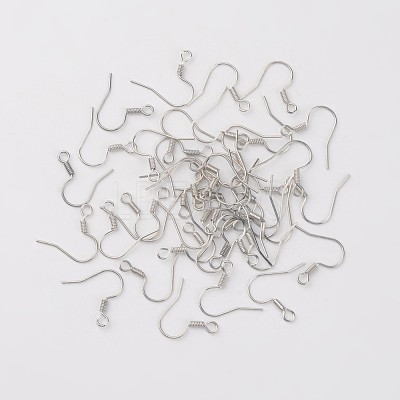 Iron Earring Hooks X-E133-S-1