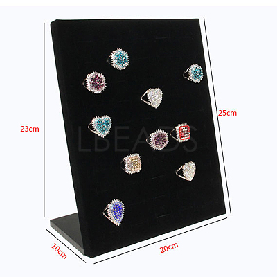 Velvet Finger Ring Display Stands CON-PW0001-163B-1