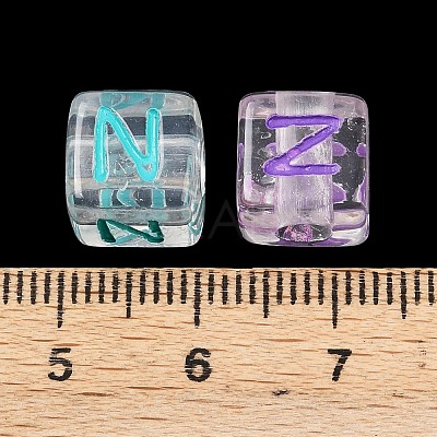 Acrylic European Beads MACR-I042-01N-1