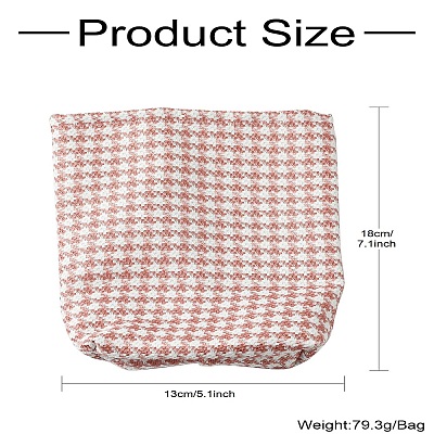 Cloth Tartan Gift Candy Drawstring Bags ST-CJ0003-01A-1