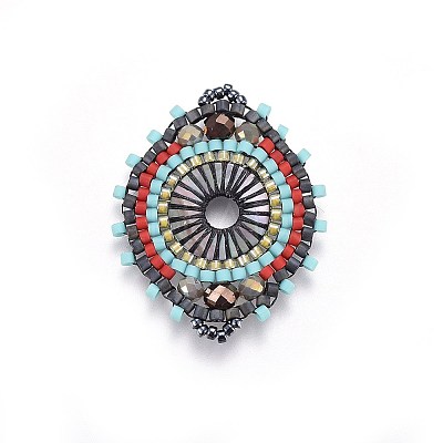 MIYUKI & TOHO Handmade Japanese Seed Beads Links SEED-A029-DA36-1