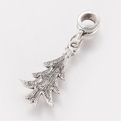 Tibetan Style Alloy European Dangle Charms PALLOY-JF00316-05-1