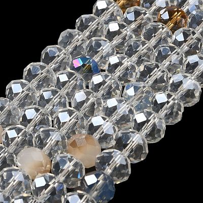 Glass Beads Strands EGLA-A034-M10mm-37-1